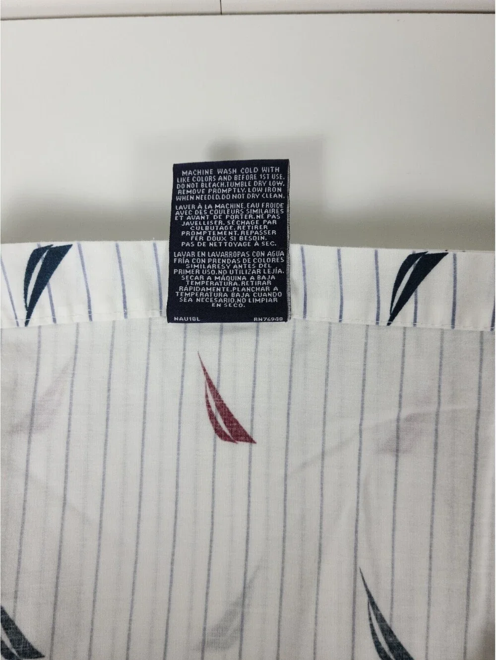 Nautica Boat & Stripes Bedsheet Set Full Size